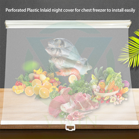 Breathable Perforated Plastic Inlaid Night Cover for Chest Freezer To Install Easily