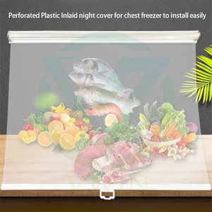 Breathable Perforated Plastic Inlaid Night Cover for Chest Freezer To Install Easily