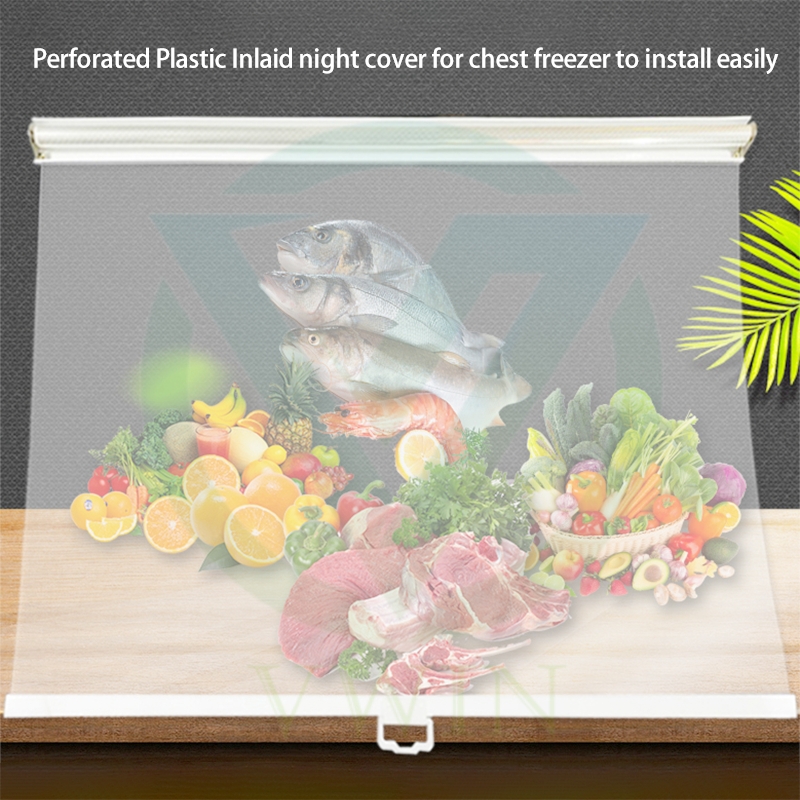 Breathable Perforated Plastic Inlaid Night Cover for Chest Freezer To Install Easily