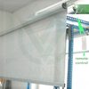 Side view of automatic cold cabinet night cover, heat insulation roller shade for refrigerated showcase