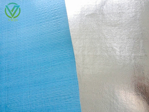 Blue flame retardant extra heavy duty sisalation foil paper for thermoseal roof tile insulation