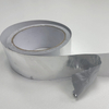Wide full roll flame resistant reflective foil tape, mesh reinforced tear-resistant for large building insulation joint lapping