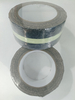 Wide black-green luminous anti slip tape pair shot, thick abrasive grain for high-traffic walkway long service life