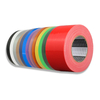 Full rainbow-color woven fabric tape stack, multi-color options for store & exhibition carpet edge classification binding