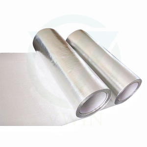 Main product image of aluminum foil fiberglass cloth for EMI shielding boxes of communication equipment