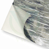 3D real shot of large raw material roll of heat-resistant aluminum foil laminated fiberglass cloth for customized tape production