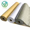Main image of grey PE-laminated woven fabric rolls, high-density base for aluminum foil lamination & building thermal insulation