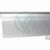 Silver Aluminum Night Blind with Dust-Proof Square Cover for Supermarket Refrigerator Energy Saving