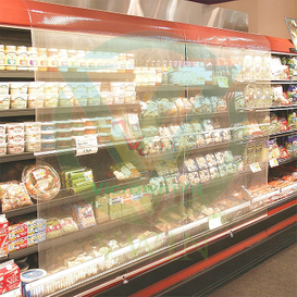 Micro-Ventilated Anti-Freezing Tough Plastic Night Blind for Deep-Freeze Storage Rooms