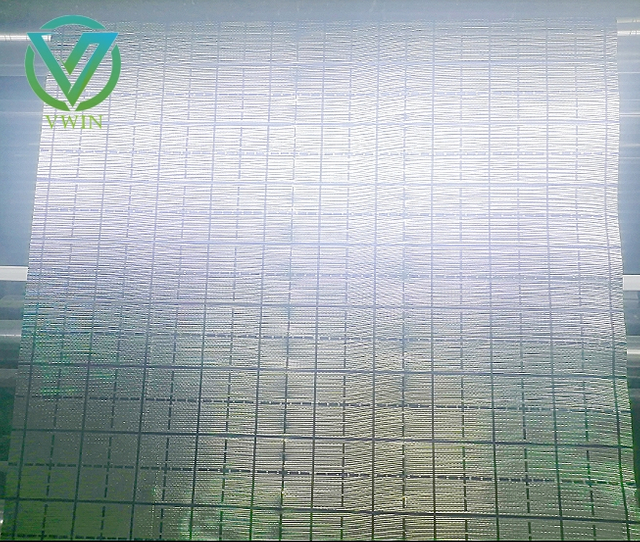 Woven cloth laminated aluminum foil with blue film for floor thermal insulation