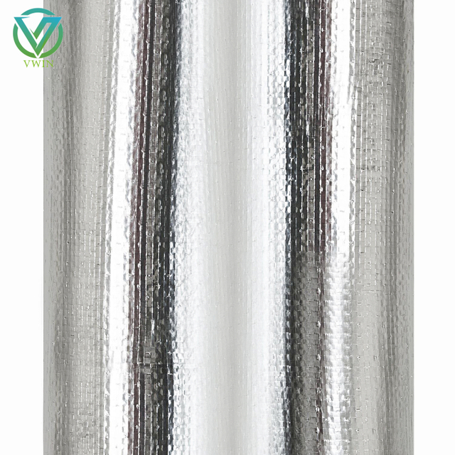 High strength PP woven aluminum foil cloth for factory roof insulation