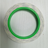 Wide full roll printed double sided tape with green liner, customizable logo text for mass gift box factory packaging lamination