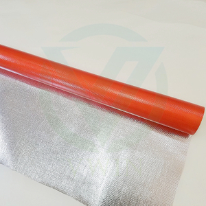 Main image of custom printed double-aluminum-foil fiberglass for thermal insulation bag making