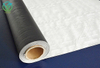 Small roll shot of black white PE laminated woven fabric, high density base for cutting small & medium packaging sacks