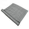 Flat folded roll of black PP woven weed mat, high tear resistance, customizable cut for all farm plots