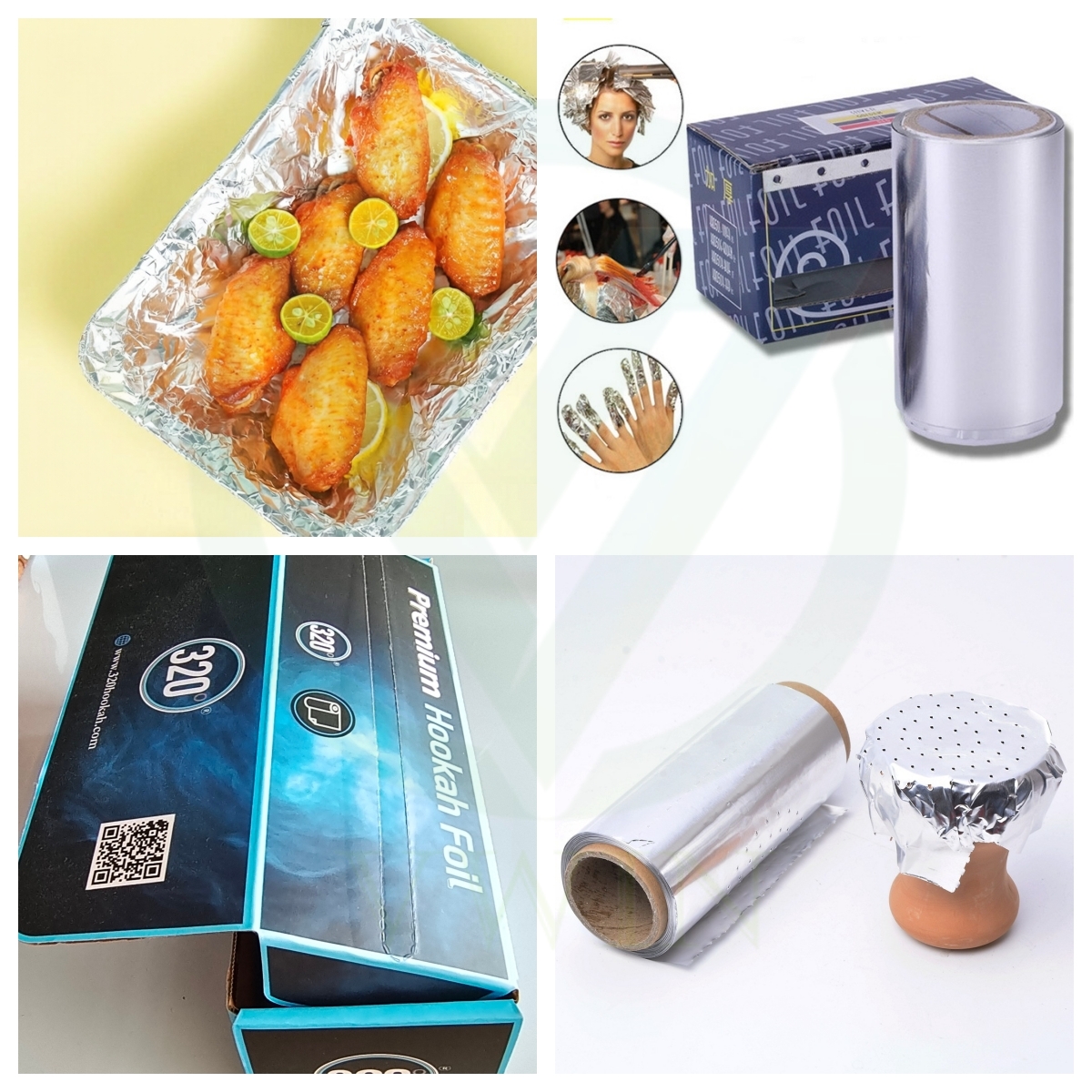 Food - grade aluminum foil roll/sheet, multi - scenario application, anti - sticky and high - temp resistant, customizable.
