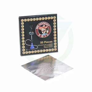 Black Boxed Hookah Foil with Cut Sample