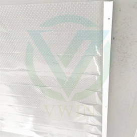 Dustproof Breathable Plastic Thin Strip Blind for Display Cabinet