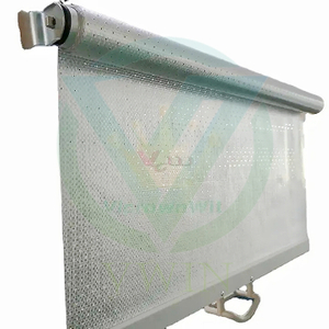 Durable Deceleration Perforated Silver Night Curtain for Commercial Cooling Equipment